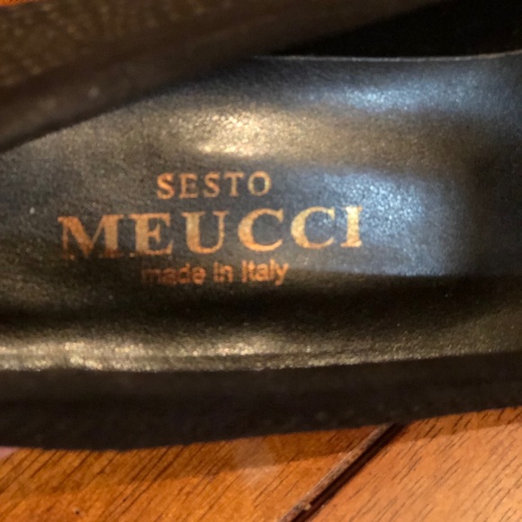 Sesto Meucci Women's  Perforated Leather Loafers - Picture 3 of 4